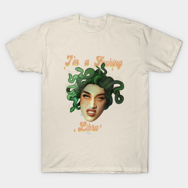 Adore Delano, a f*cking Libra T-Shirt by Ana La Cadena